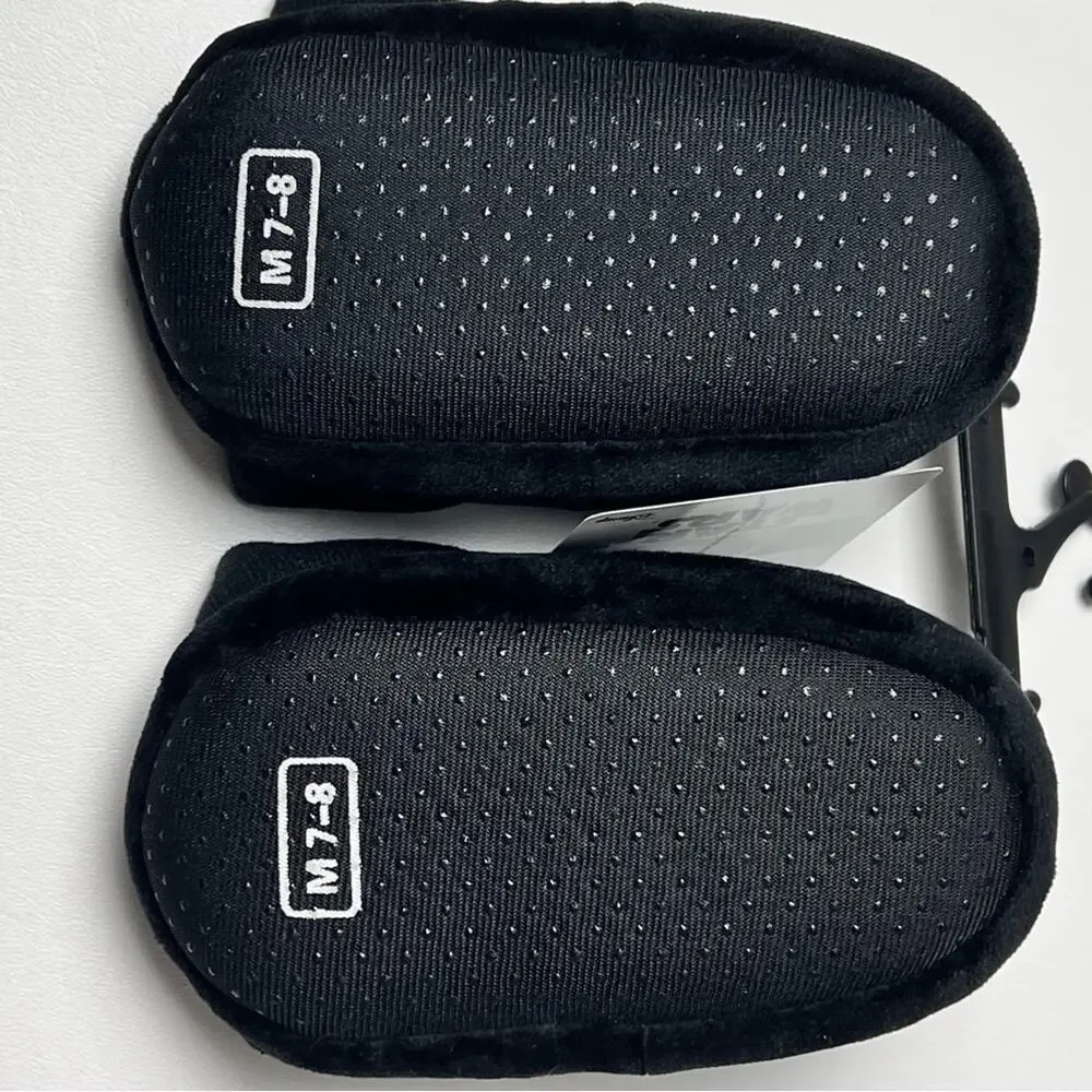 Star Wars Darth Vader  Character Boy's Black Slippers  Sz M 7-8